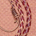 6 Foot 4 Plait Red Hide Stock Whip