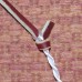 SPECIAL! 5 Foot 4 Plait Red Hide Stock Whip + Crackers + Postage